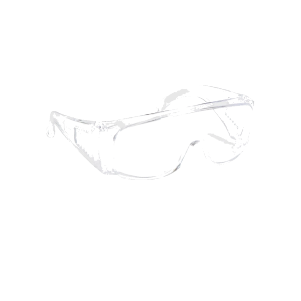 Safety glasses research vial